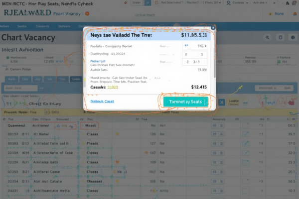 irctc chart vacancy status
