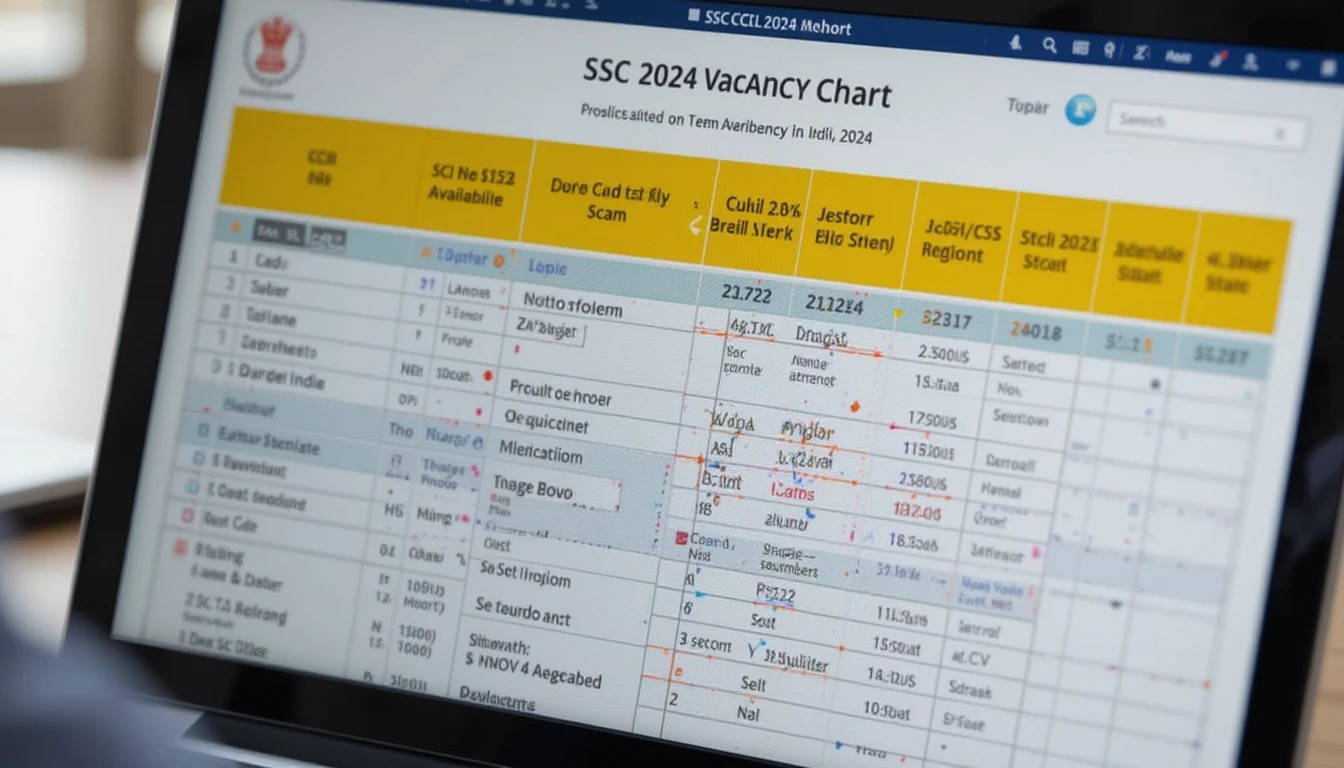 ssc cgl 2024 vacancy chart 